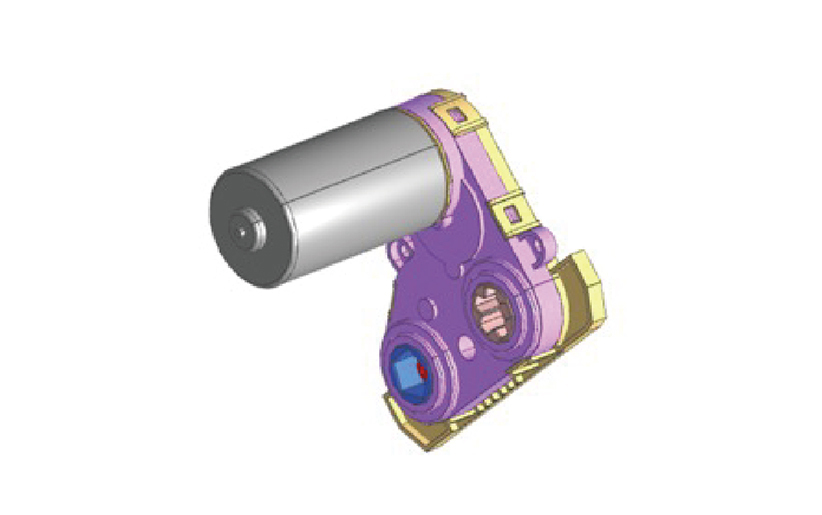 全齿轮双滚刷齿轮箱